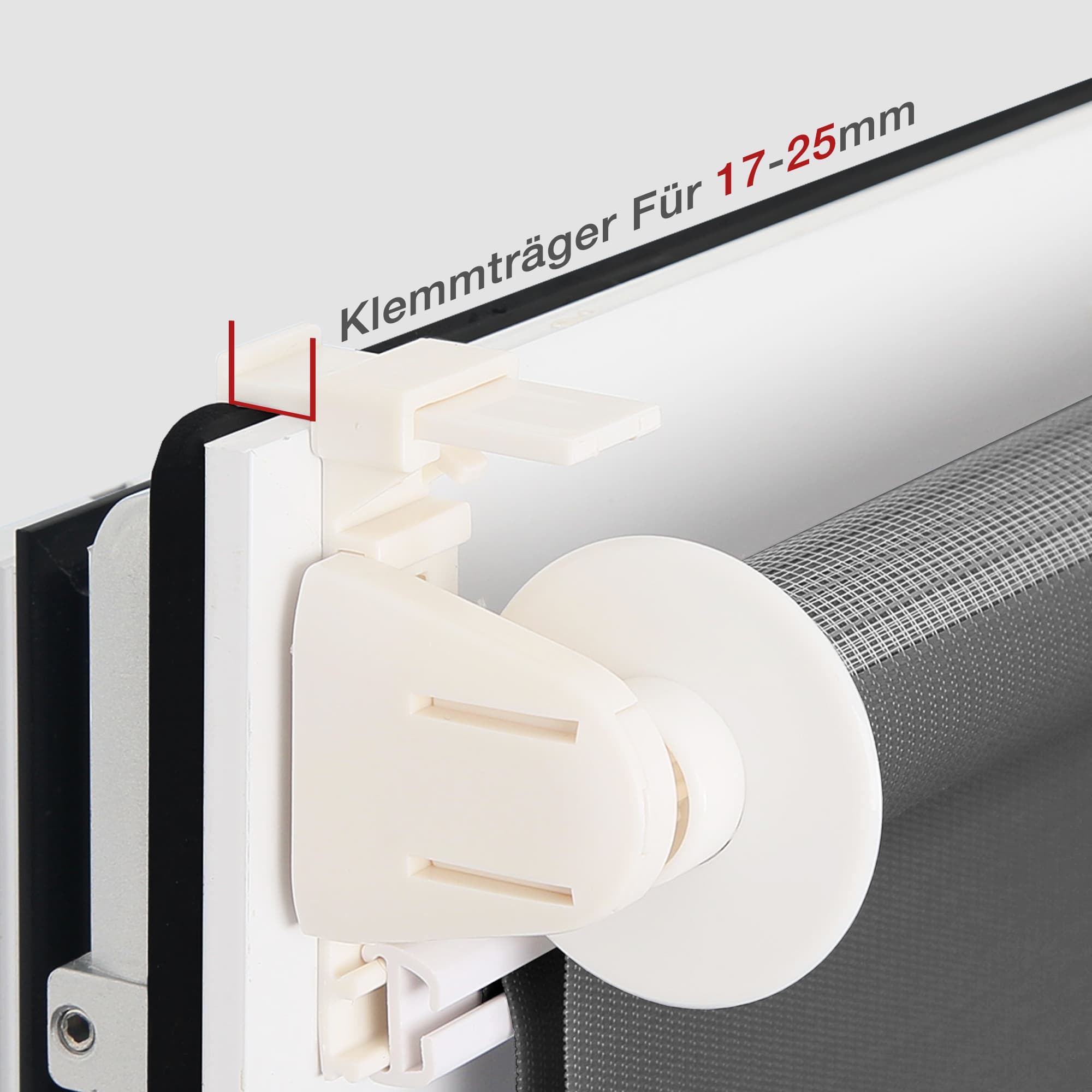 Doppelrollo Duo Rollo Klemmfix ohne Bohren Anthrazit