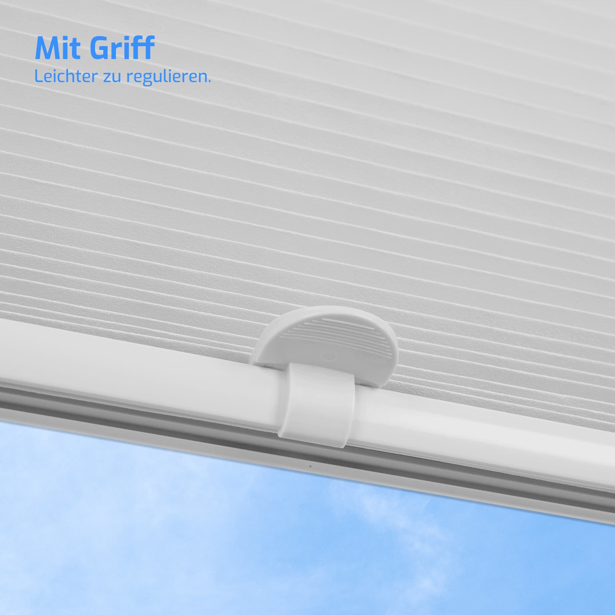 Ohne Bohren | Klemmfix | Komplett farbgleich | Lichtdurchlässig | Plissee | Standardgröße